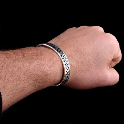 925er Silber Armreif (10 mm)