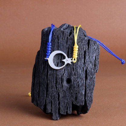 Yellow Navy Blide Fire AYYILDIZ BRACELET COMBINE