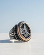 Ottoman Tuğra Men's Ring - 925 Sterling Silver