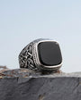 Onyx Stone 925 Sterling Silver Men Ring