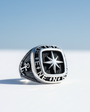 Sea Anchor Compass Model Men's Ring