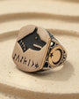 Personalized Gokturkish Written Bozkurt Silver Ring