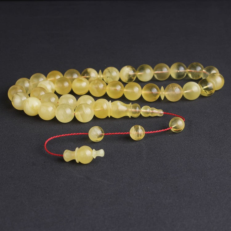 Original Drop Amber Tasbih | 12 mm Large Beads