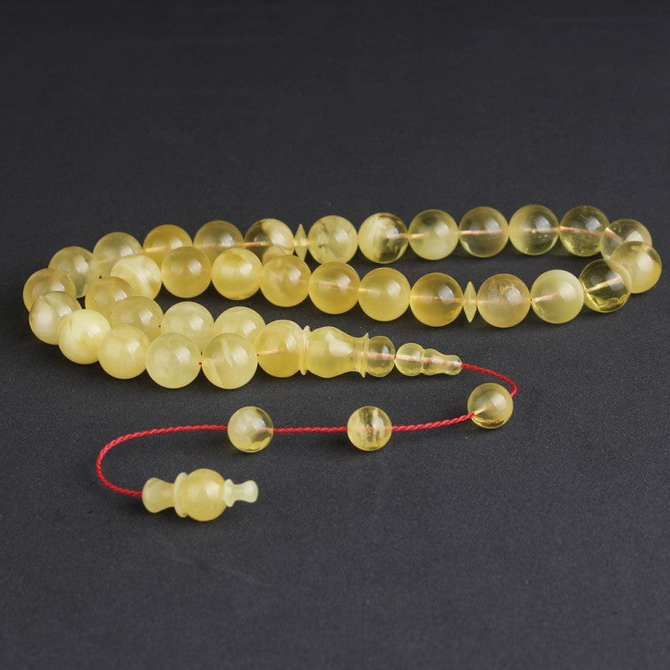 Original Drop Amber Tasbih | 12 mm Large Beads