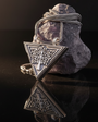 925 Collier à tasse d'amulette en argent sterling