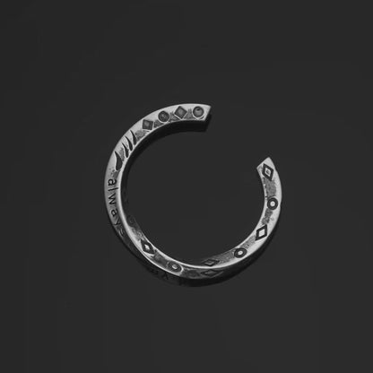 Heartline Bague Unisexe Ajustable en Argent 925