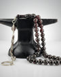 Zircon Stone Crescent and Star Model Fire Amber Rosary